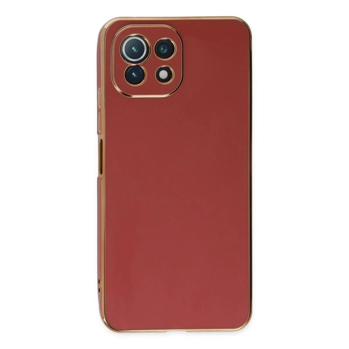 Xiaomi Mi 11 Lite Kılıf Volet Silikon - Kırmızı görsel 2
