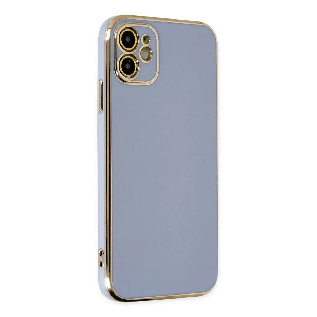 Apple İphone 12 Kılıf Volet Silikon - Mavi
