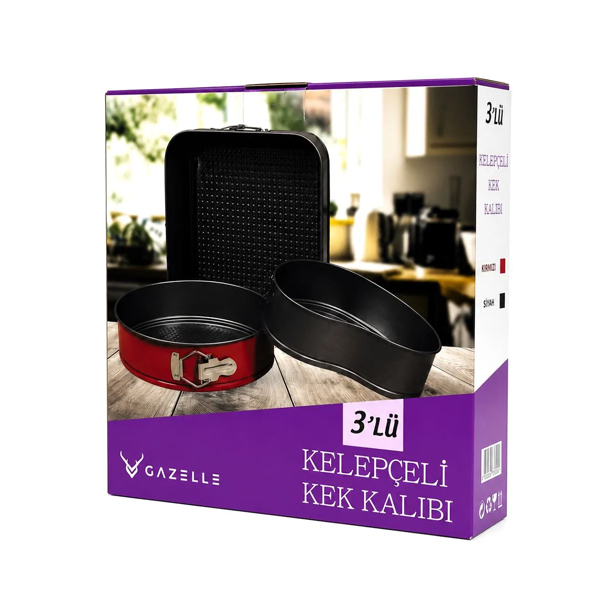 Yuvarlak Metal li Kek Kalıbı görsel 6