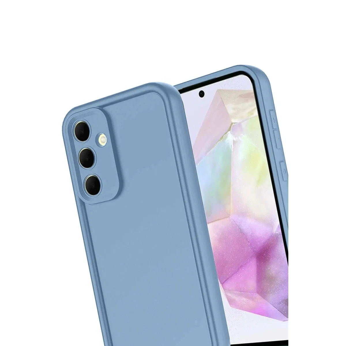 Samsung Galaxy A17 5g Viera Silikon - Mavi görsel 3
