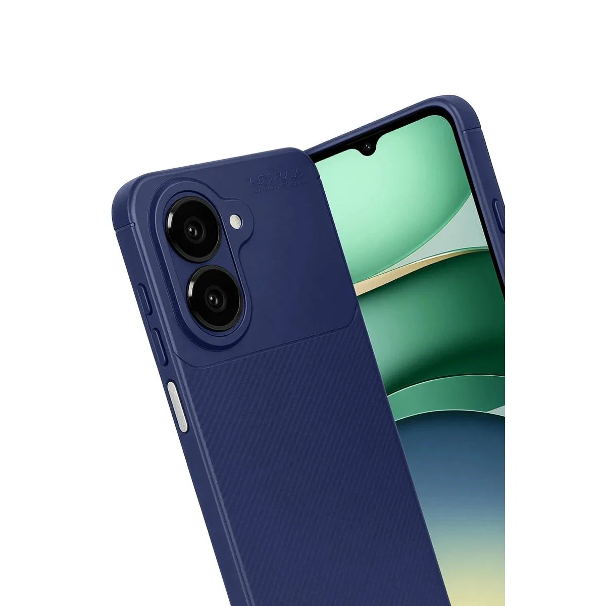 Samsung Galaxy A07 4g Auto Focus Karbon Kapak - Lacivert görsel 3