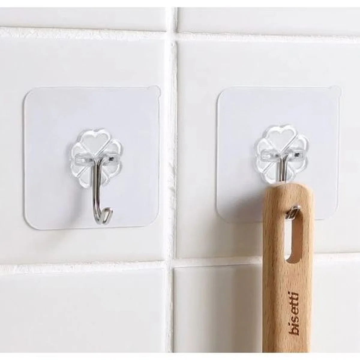 Kendinden Yapışkanlı Şeffaf Askı 5 Li Set görsel 3