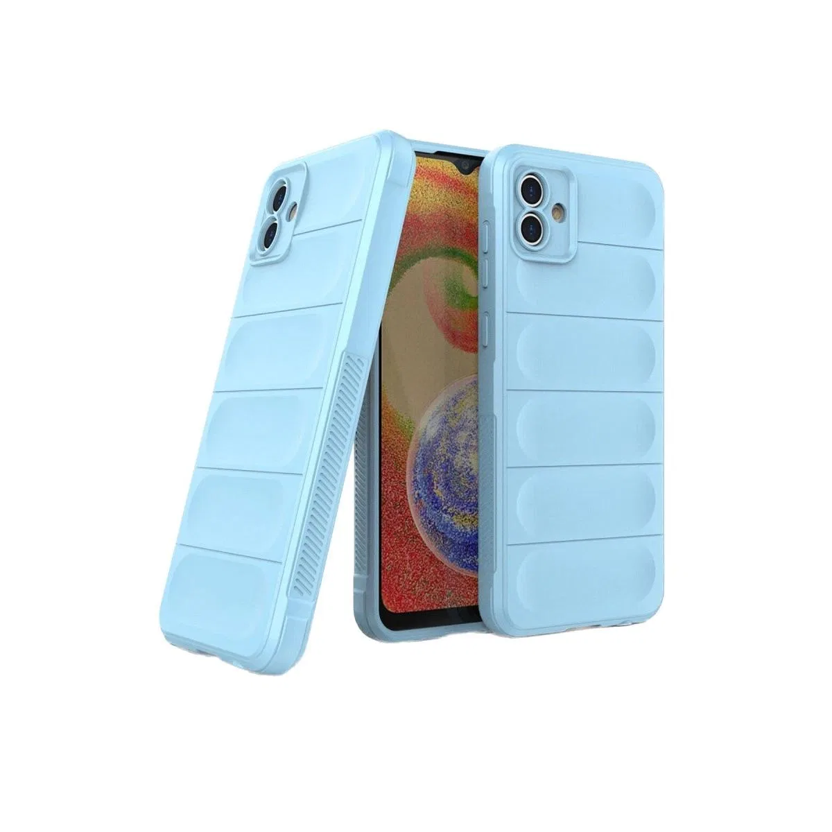 Samsung Galaxy A05 Kılıf Optimum Silikon - Sky Blue görsel 3