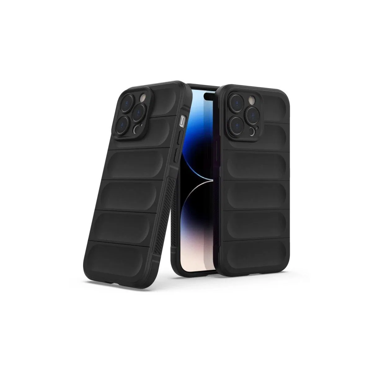 Apple İphone 14 Pro Kılıf Optimum Silikon - Siyah görsel 2