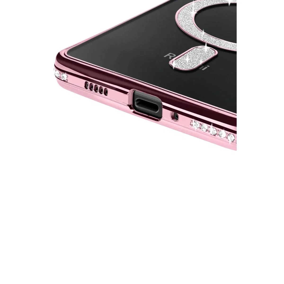 Xiaomi Redmi 14c Joke Simli Magneticsafe Kılıf - Pembe görsel 3