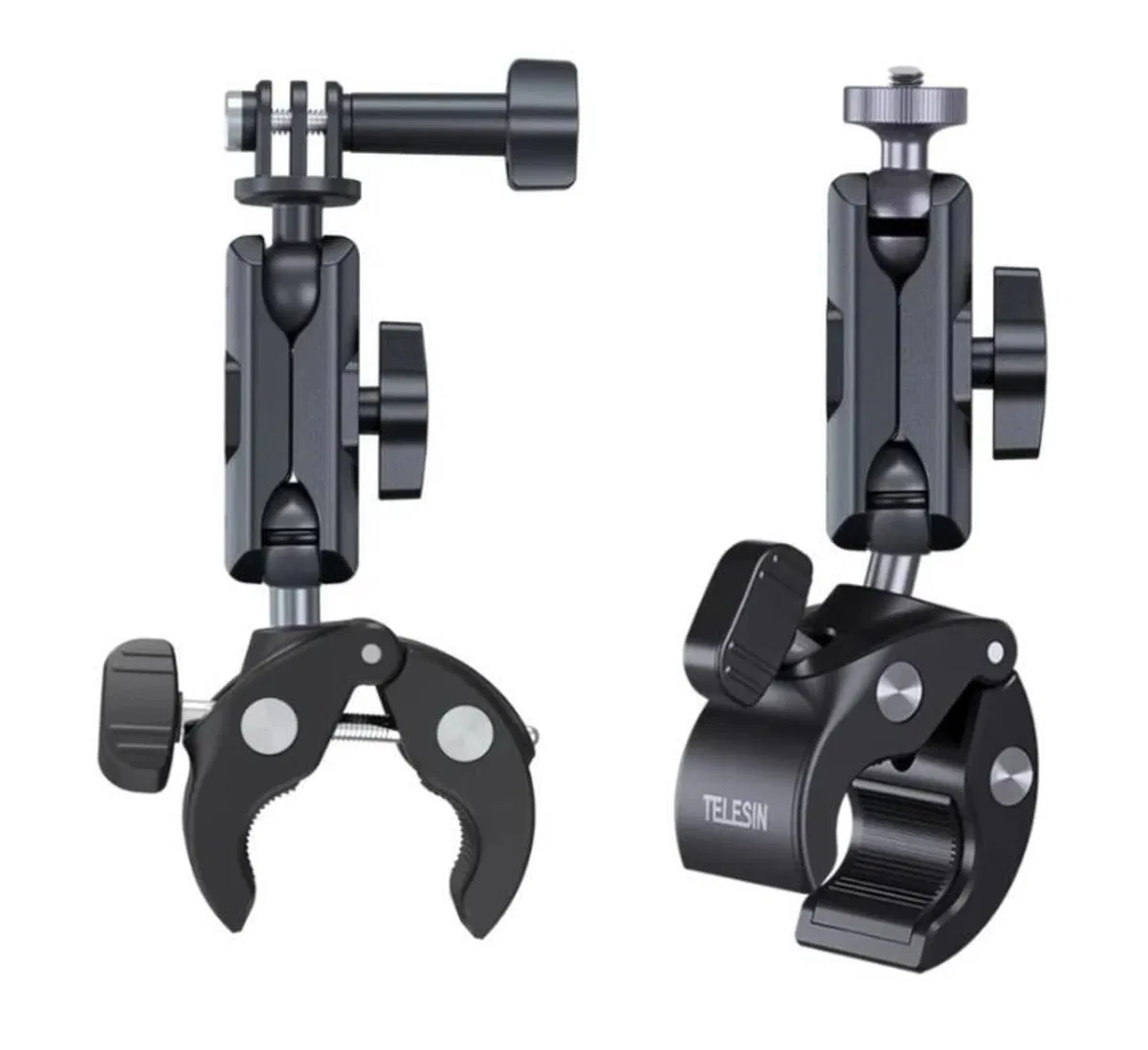 Motosiklet Bisiklet Gidon Kamera Montaj Metal Si 360° Döner Metal Tutucu görsel 7