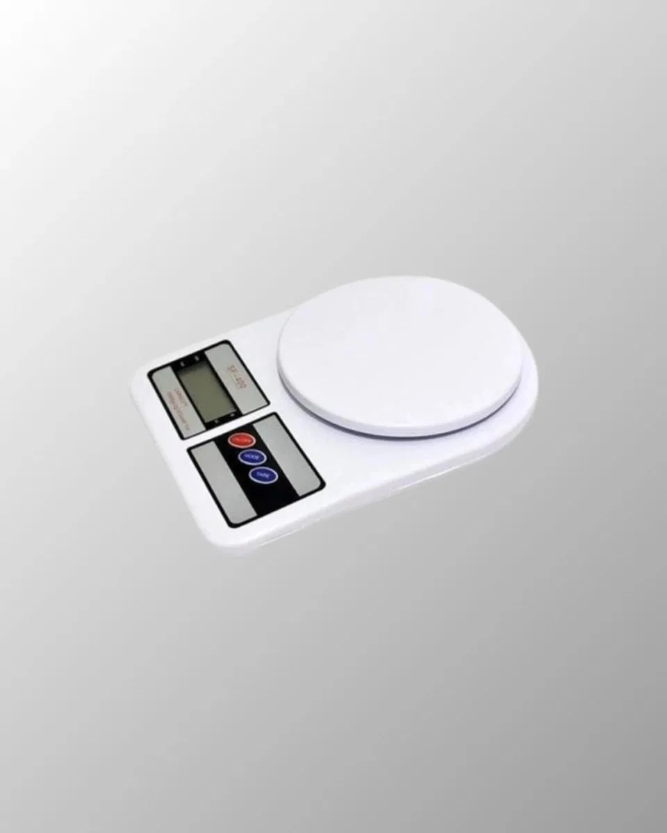 Beyaz Plastik Dijital Mutfak Tartısı – 24x16. 8x1. 5cm görsel 4