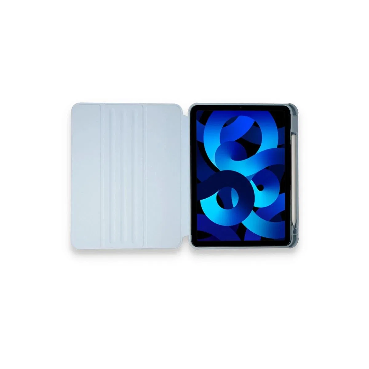 Apple İpad Pro 11 (2021) Kılıf Ling 360 Kalemlikli Tablet Kılıf - Mavi görsel 4