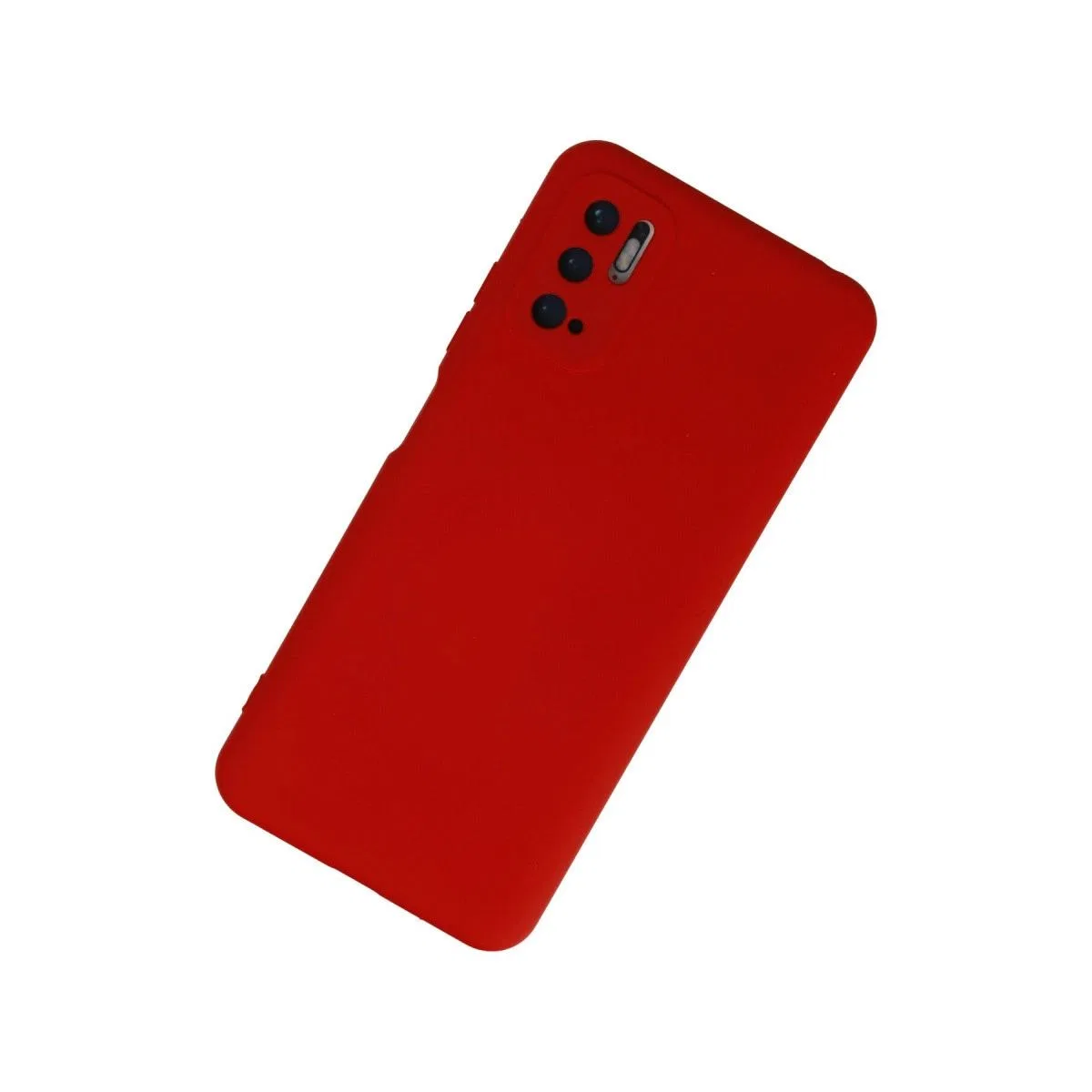 Newface Xiaomi Redmi Note 10 5g Kılıf Nano İçi Kadife Silikon - Kırmızı görsel 2
