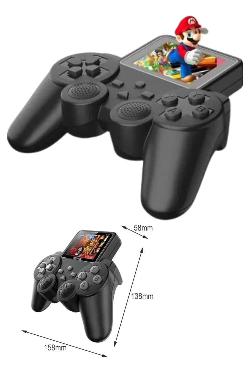 S10 Gamepad 520 Oyunlu Klasik Taşınabilir Retro Oyunlar Oyun Konsolu El Atarisi görsel 4