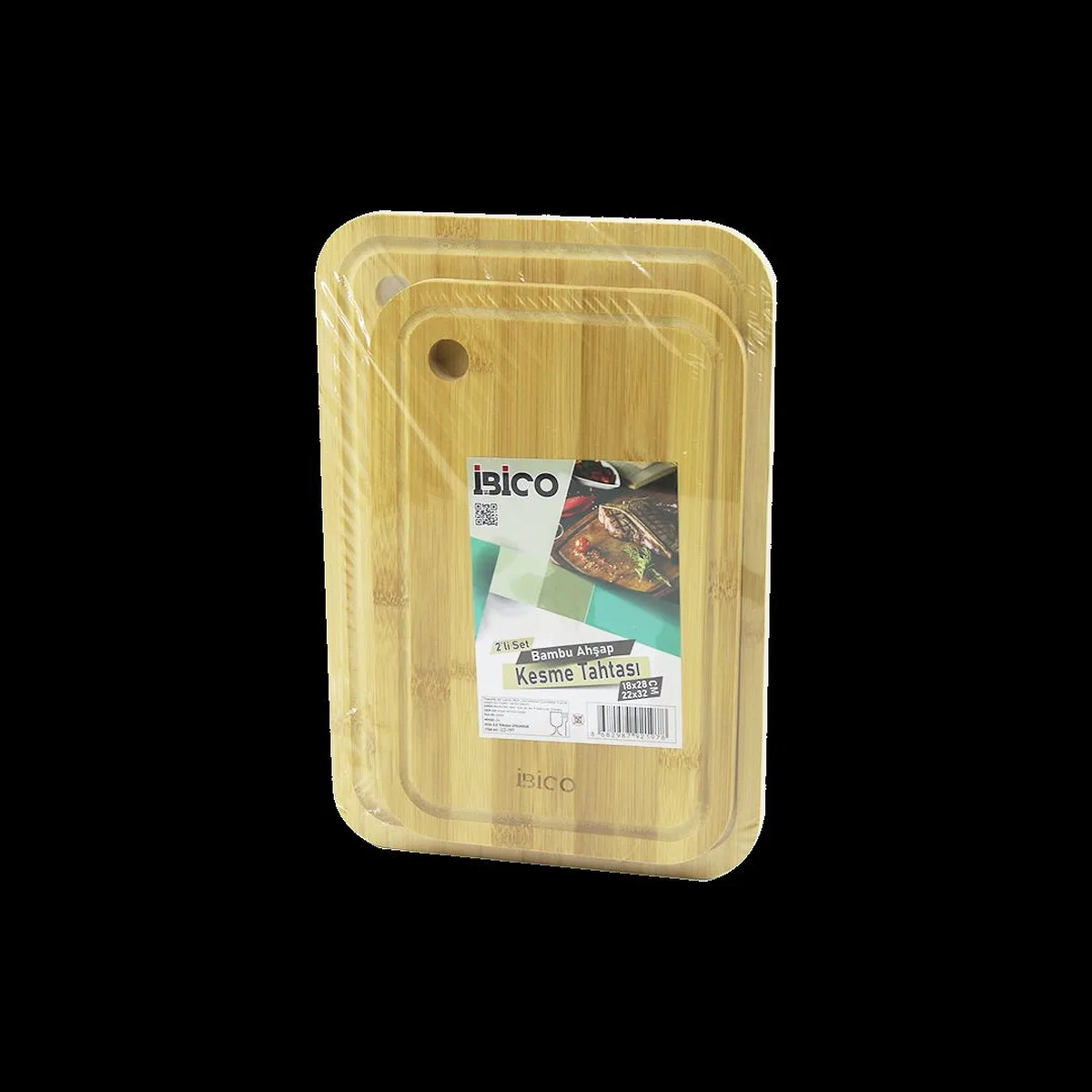 Bambu Oval Kenarlı Klı Kesim Panosu Yuvarlak Kulplu görsel 2