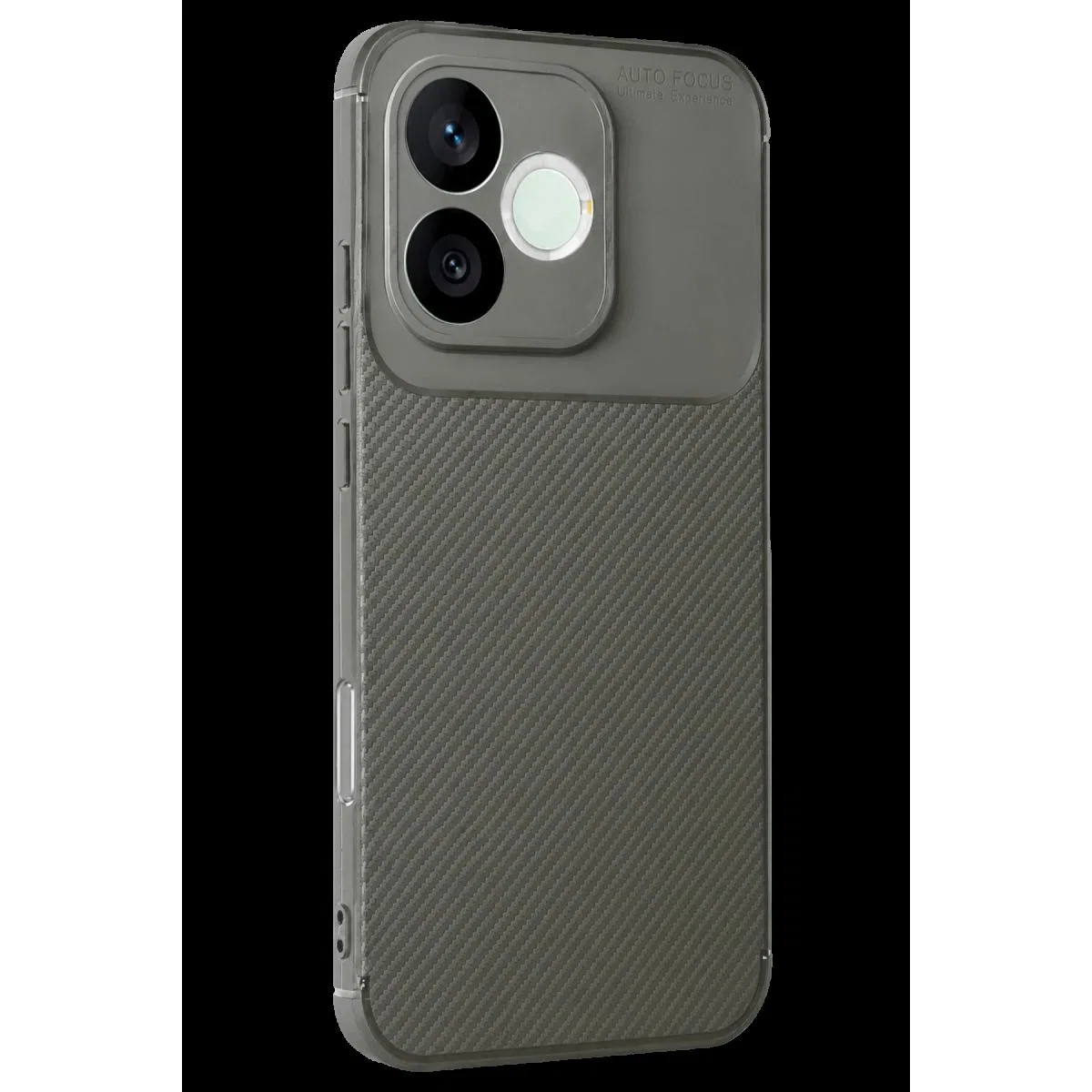 Huawei Honor 600 Lite Auto Focus Karbon Kapak - Gri