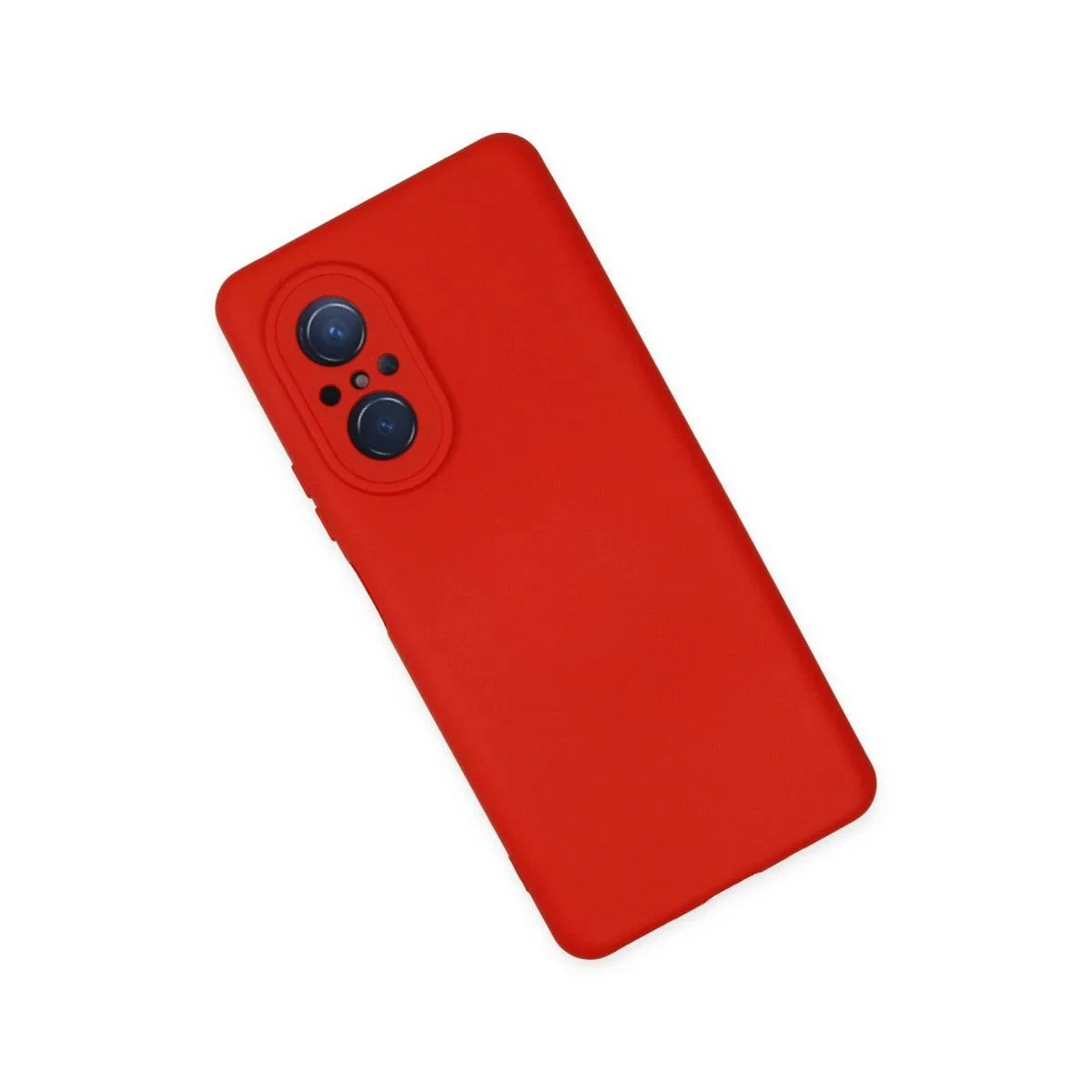Huawei Nova 9 Se Kılıf Nano İçi Kadife Silikon - Kırmızı görsel 3
