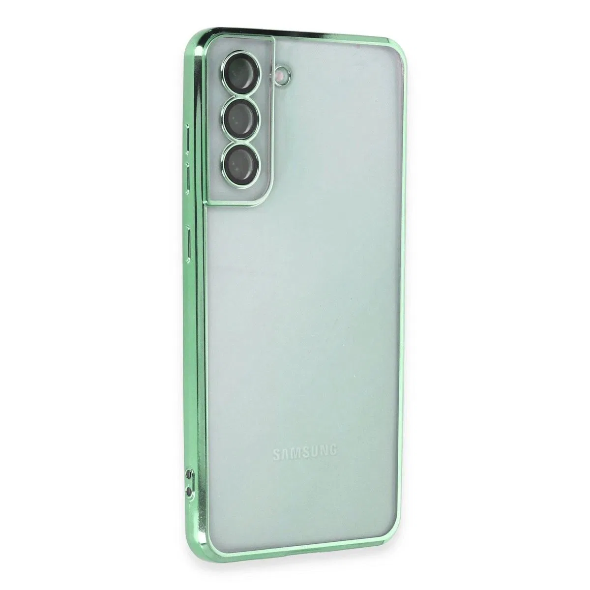 Samsung Galaxy S21 Fe Kılıf Razer Lensli Silikon - Yeşil görsel 2