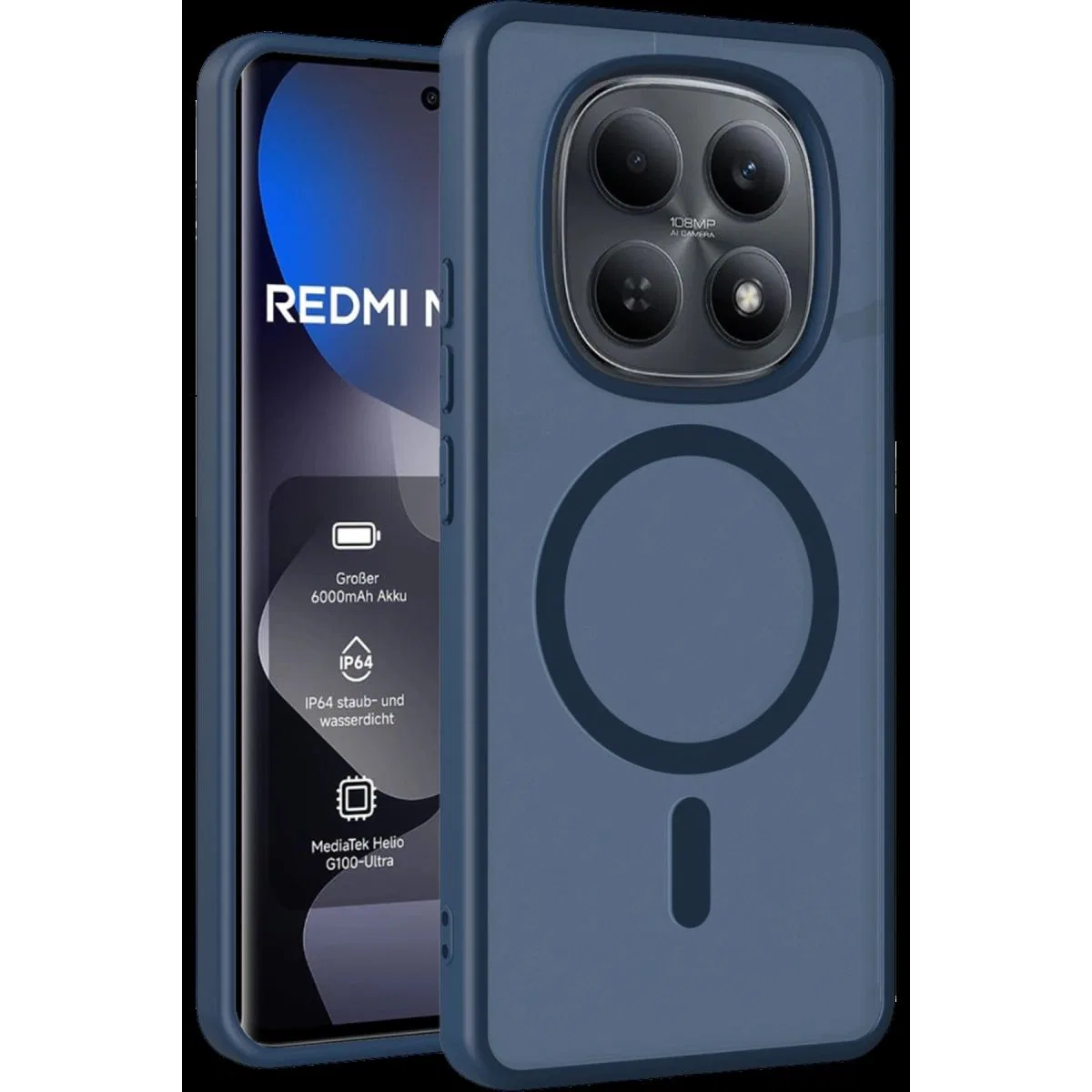 Joko Xiaomi Redmi Note 15 Pro 4g Jota Magsafe Kapak - Lacivert