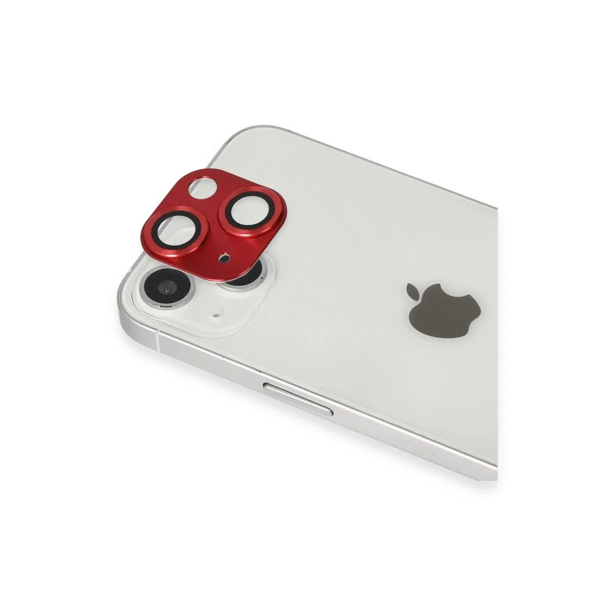 Apple İphone 13 Pers Alüminyum Kamera Lens - Kırmızı görsel 2