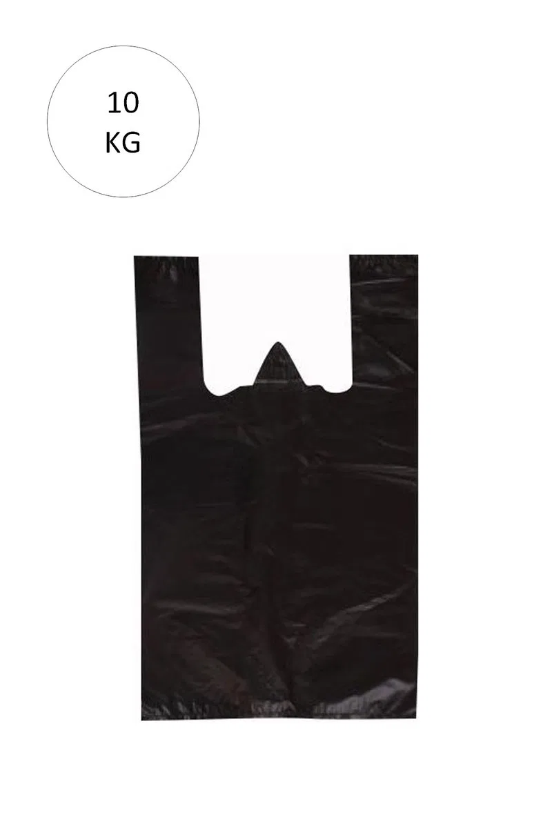 Siyah Atlet Poşet Mini Boy 20x34 cm Takriben 2. 350 Adet 10 Kg