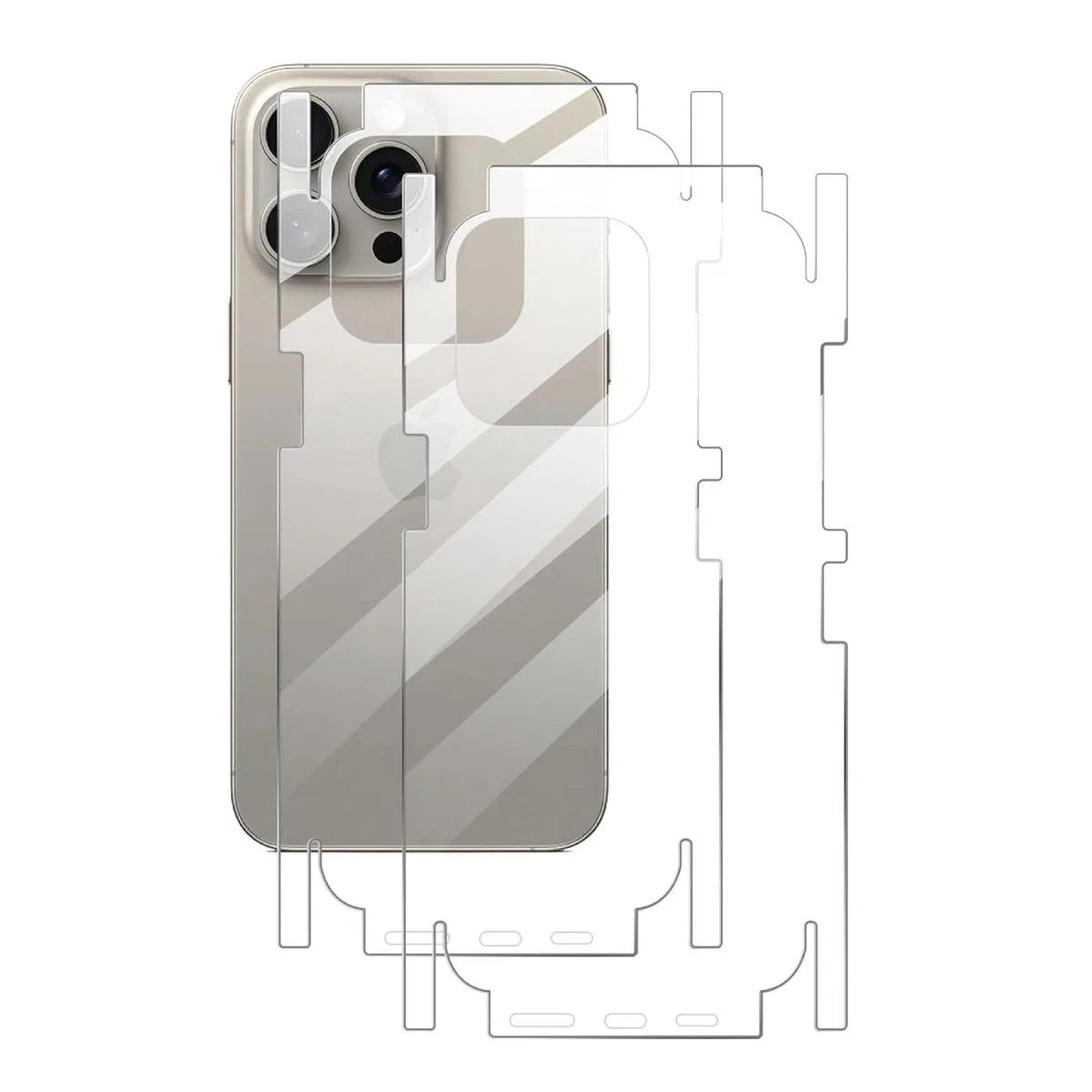 Apple İphone 16 Pro 360 Full Body Arka Koruyucu görsel 2