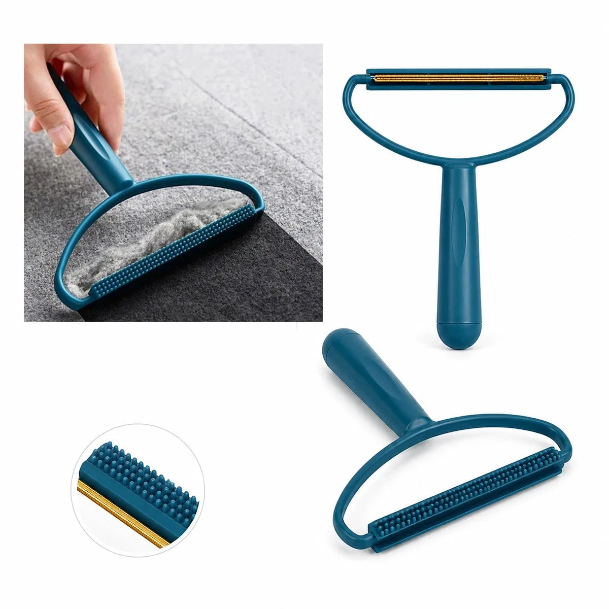 2in1 Tüy Toplayıcı ve Tiftik Alma Aparatı - Plastik Saplı görsel 4