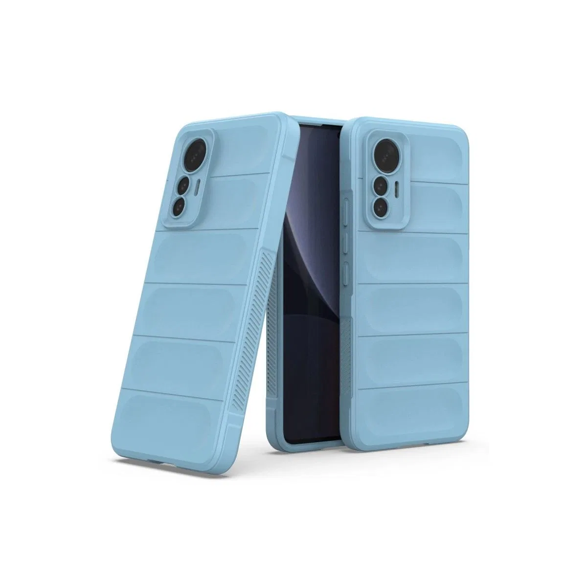 Xiaomi Mi 12 Lite Kılıf Optimum Silikon - Sky Blue görsel 2