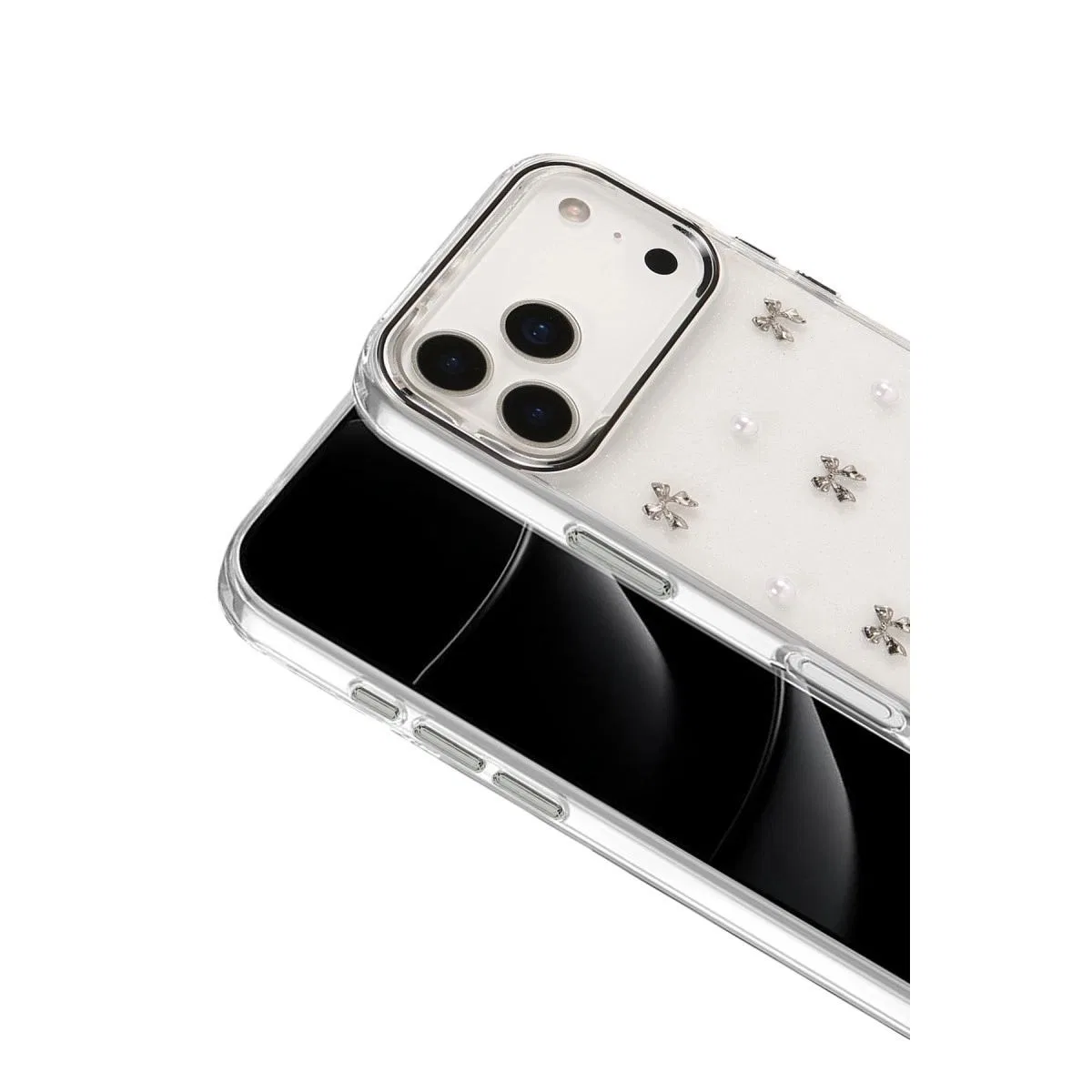 Apple İphone 17 Pro Fiyonk Desenli Kapak - Desen 8 görsel 2