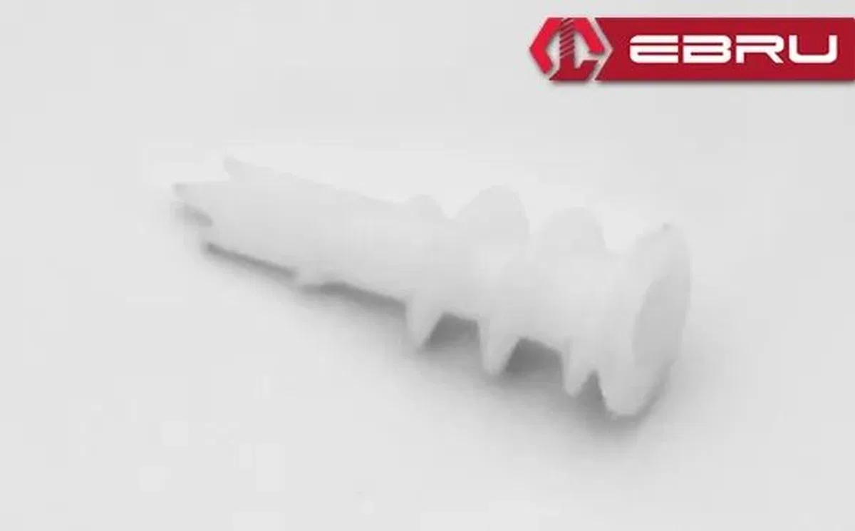 Vidalı Plastik Turbolet Dübeli - 500 Adet görsel 2