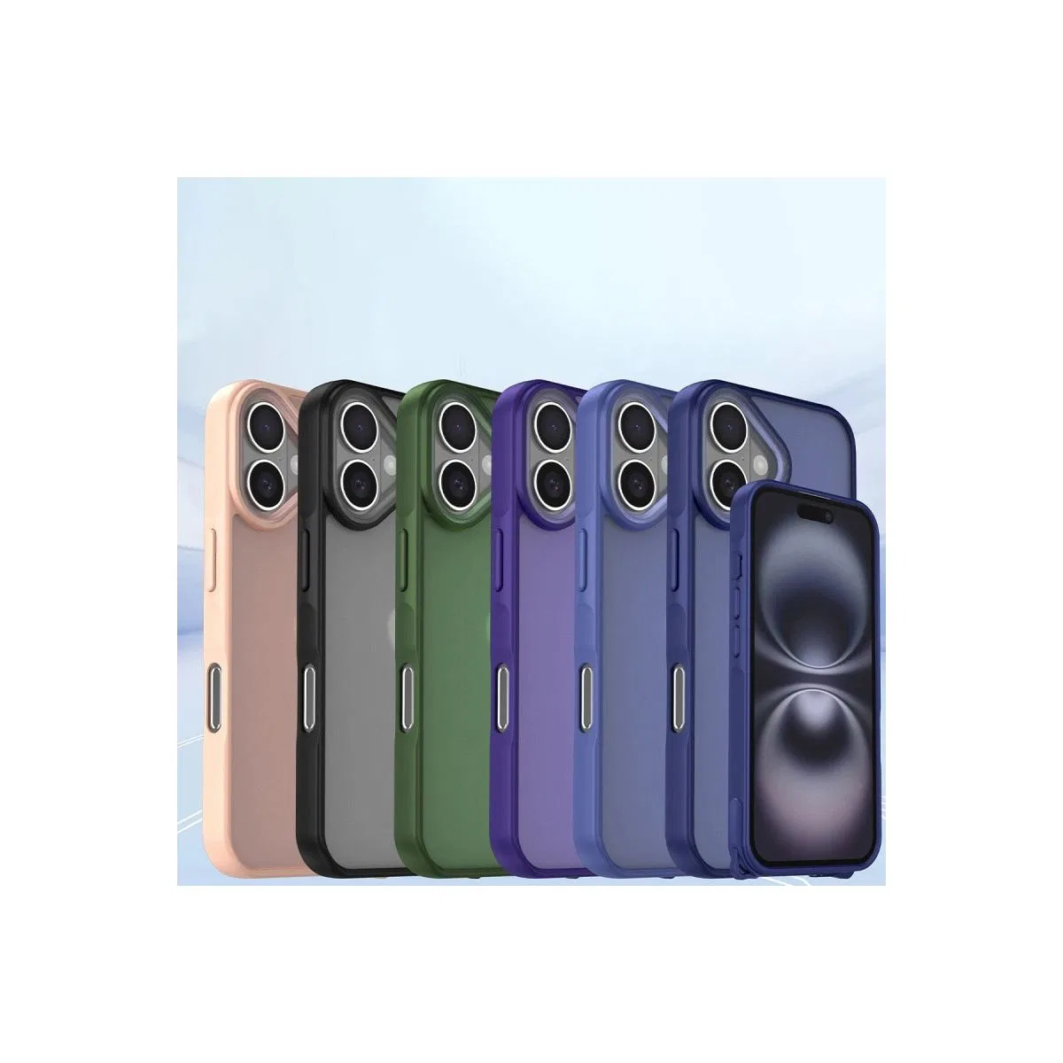 Apple İphone 16 Kılıf Elegant Kapak - Siyah görsel 5