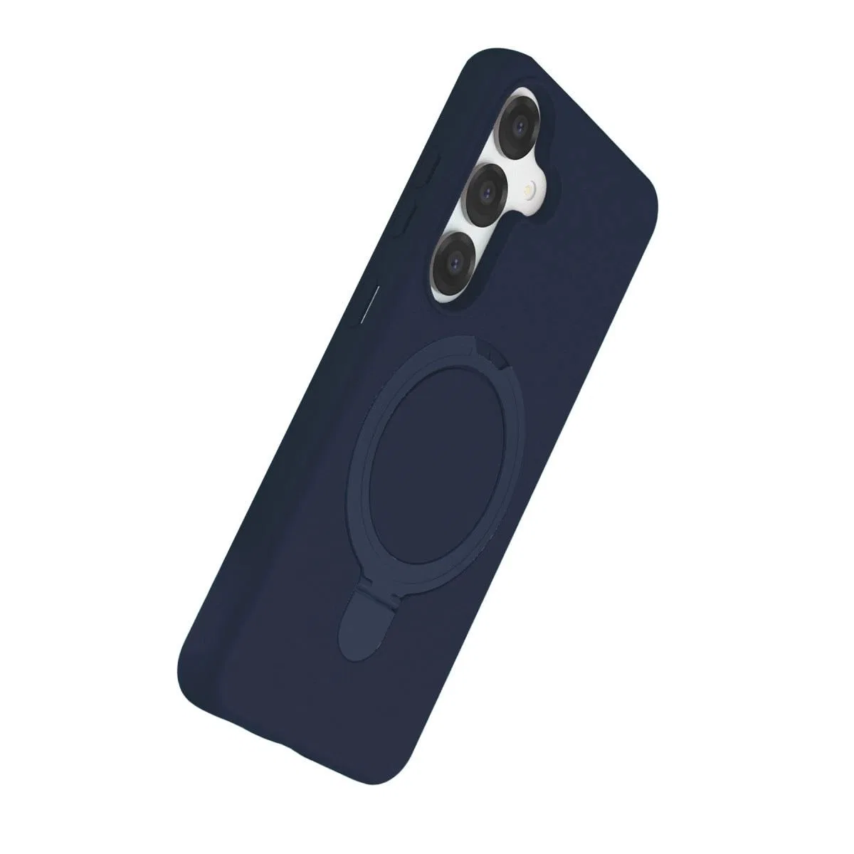 Samsung Galaxy S25 Regal Magsafe Standlı Kapak - Lacivert görsel 3