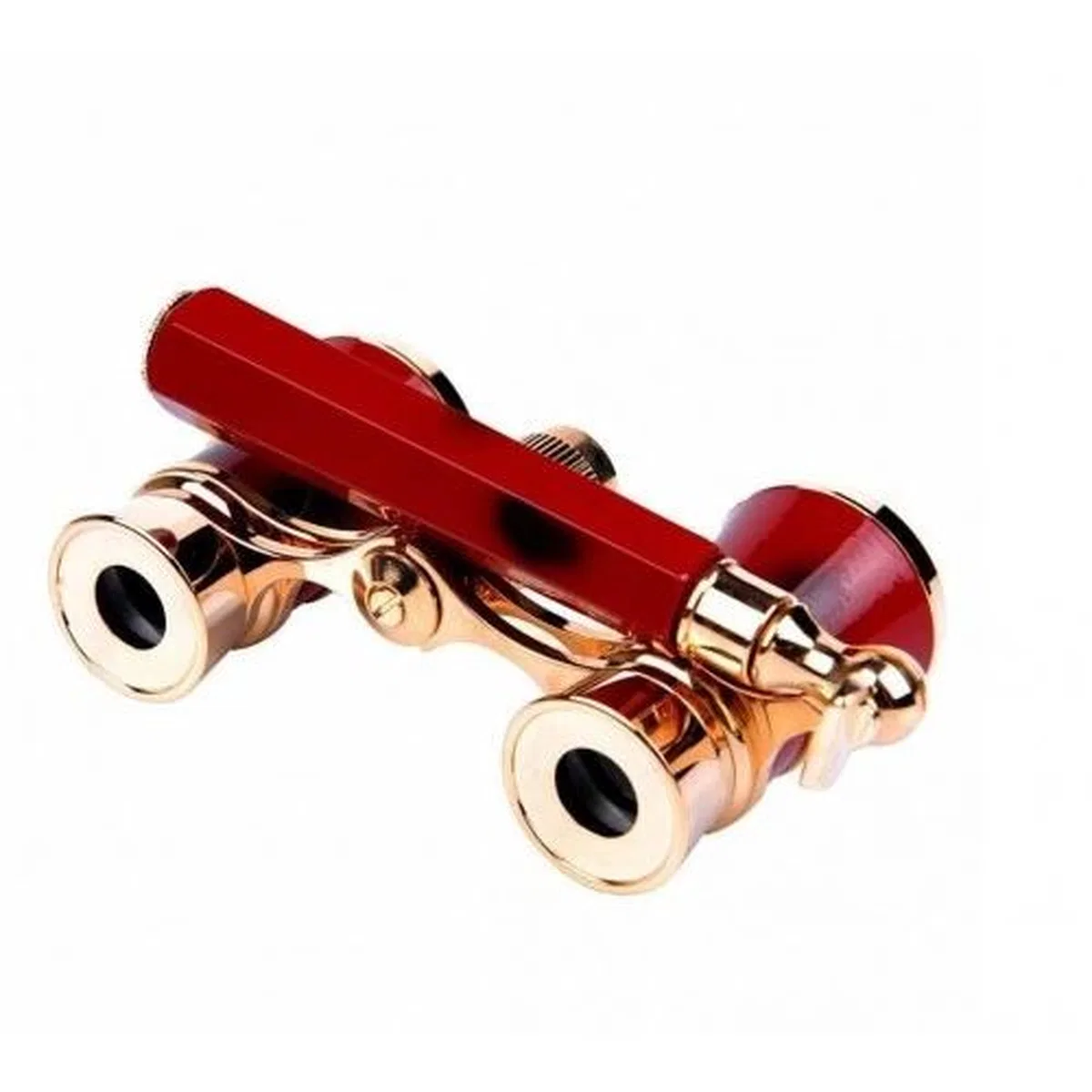 Nefis Işlemeli, Tiyatro / Opera Dürbünü 3x25 Prinç Metal Kaplamalı Retro Kahverengi görsel 8