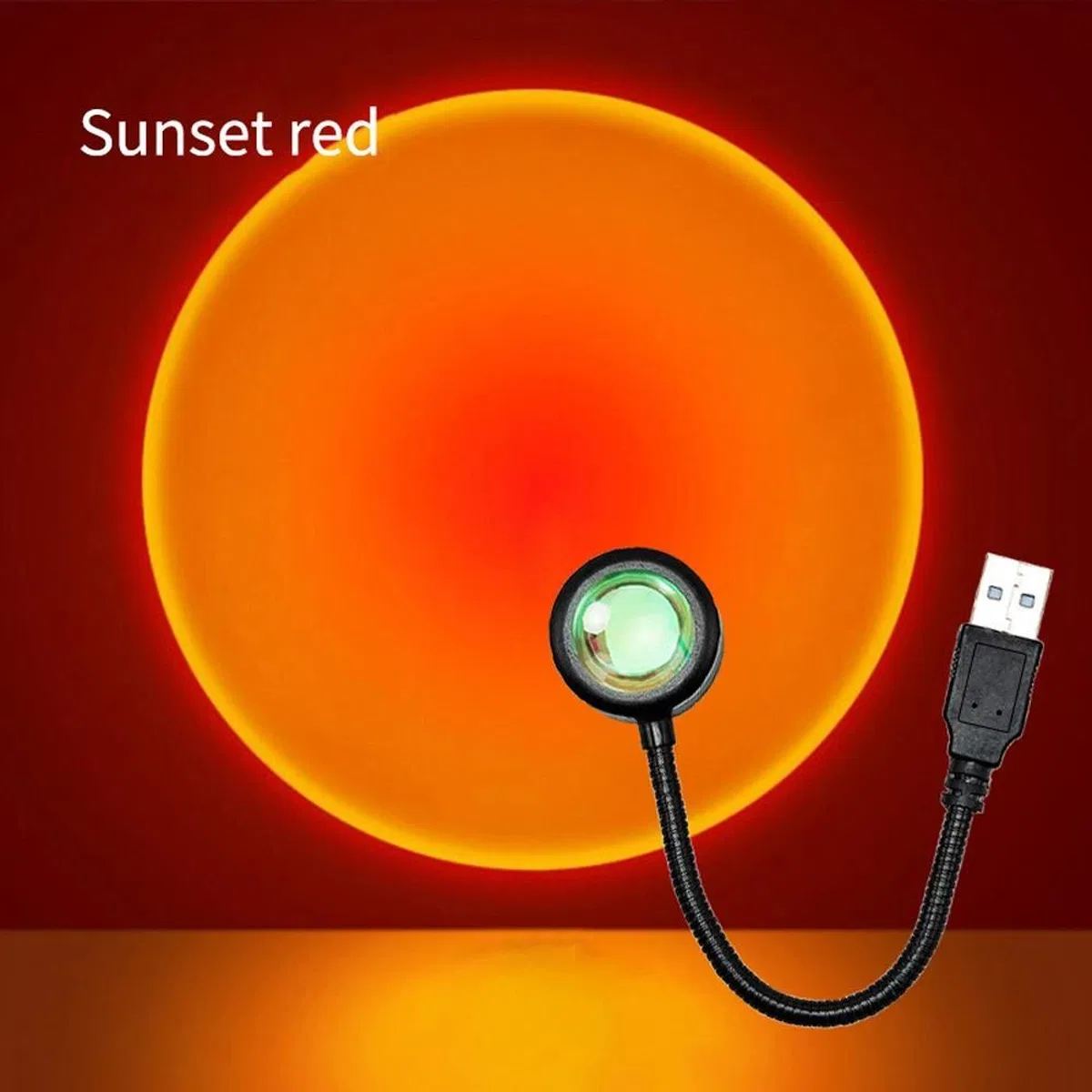 Taşınabilir Usb Sunset Lamba: Ev Ve Araba İçin Ambiyans Işığı