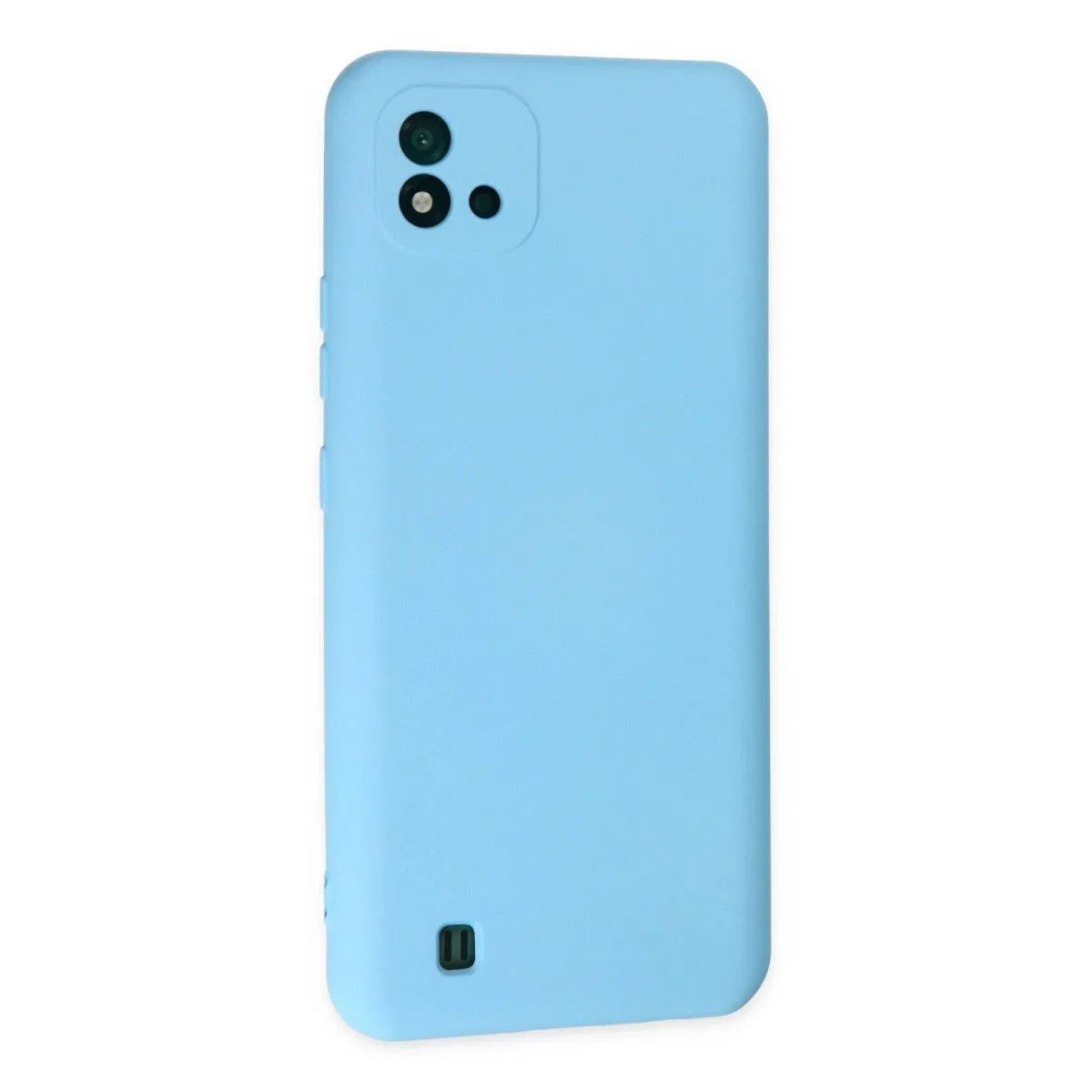 Realme C11 2021 Kılıf Nano İçi Kadife Silikon - Mavi görsel 3