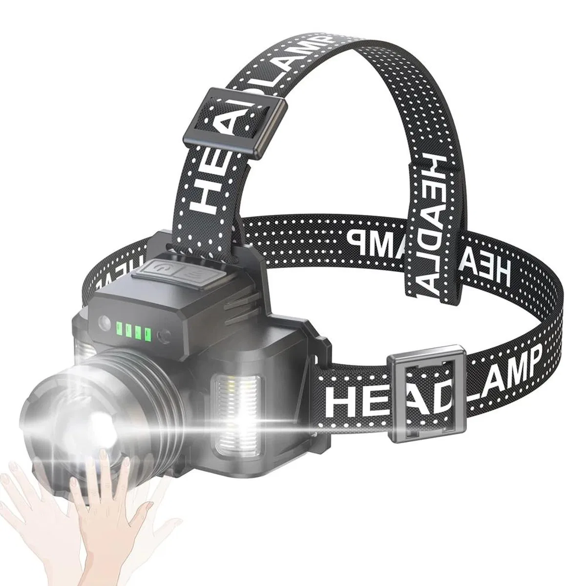 Sensörlü Cree Tg Led Şarjlı Kafa Lambası Wt-625 görsel 2