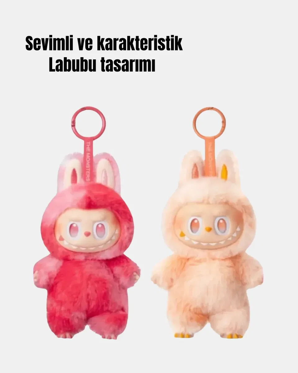 Yumuşak Dolgulu Labubu Karakter Peluş Oyuncak görsel 5