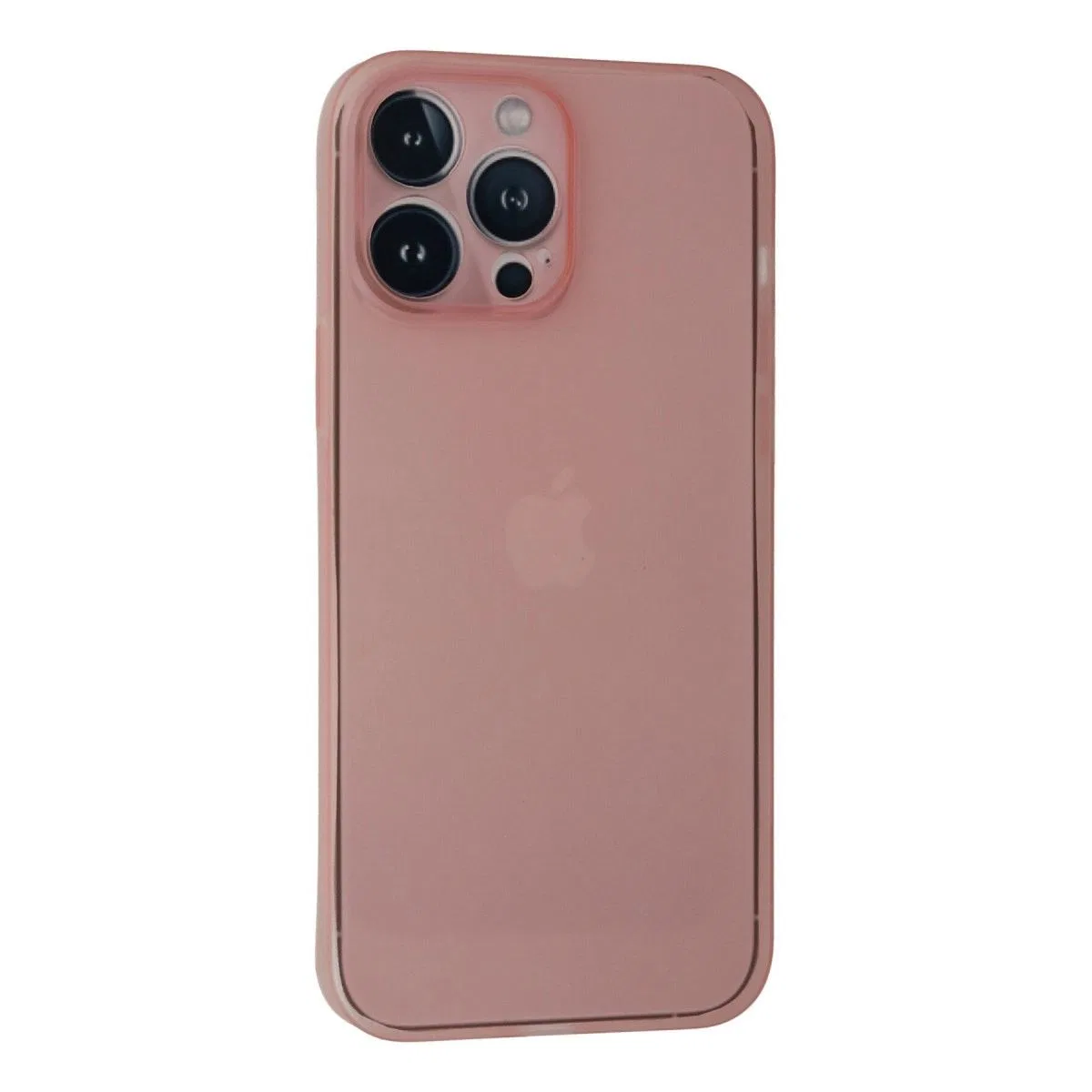 Apple İphone 13 Pro Max Kılıf Pp Ultra İnce Kapak - Pembe görsel 3