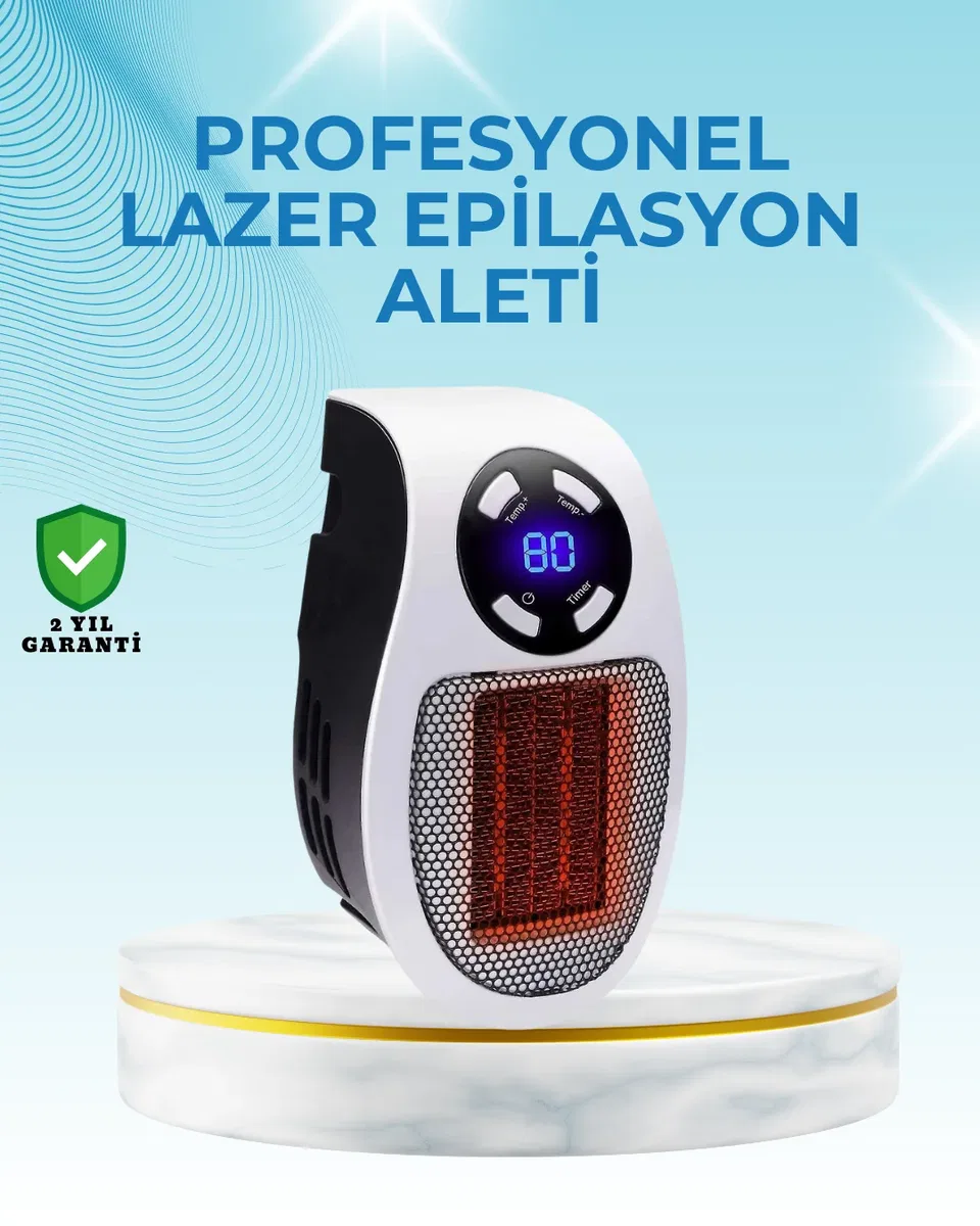 Düşük Enerji Tüketimli Mini Isıtıcı Ayarlı Termostatlı