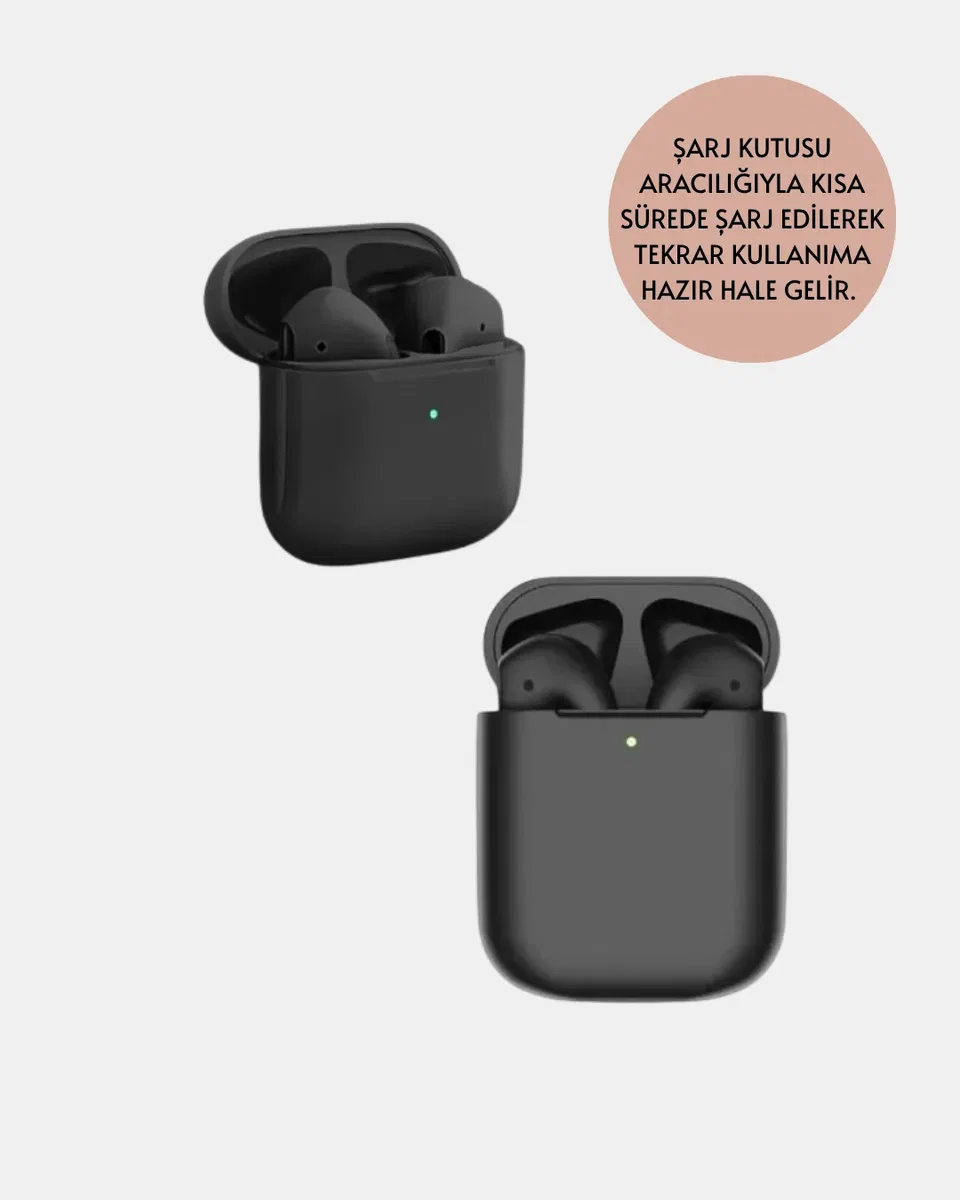 TWS Pro 5 Bluetooth Kulaklık – Kablosuz ve Şarj Kutulu Tasarım Yeni Nesil görsel 3