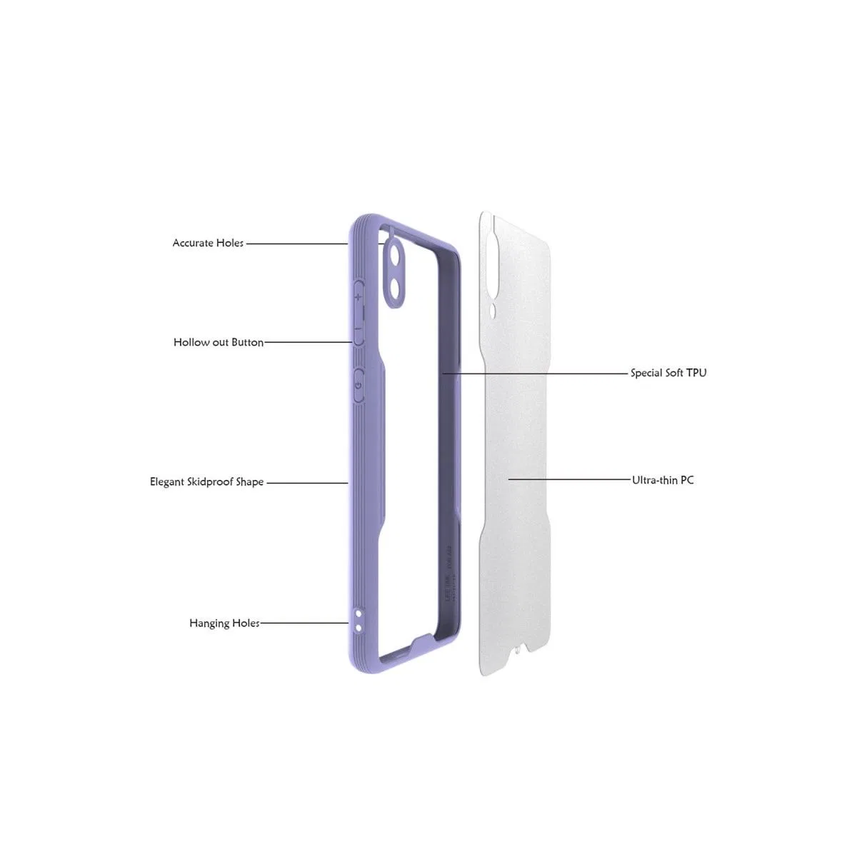 Samsung Galaxy A02 Kılıf Platin Silikon - Yeşil görsel 3