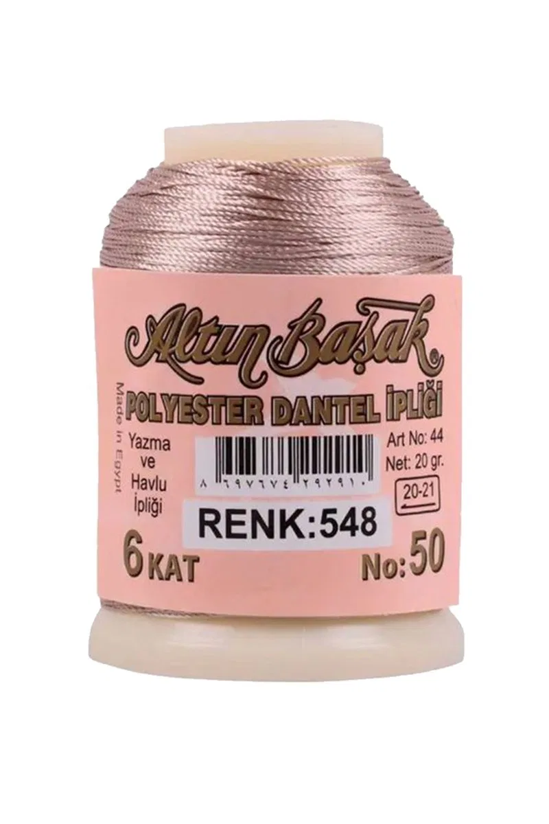 3 Adet Altınbaşak Oya ve Dantel İpi 20 gr - Royaleks - No: 548 - 830 - 658 görsel 3