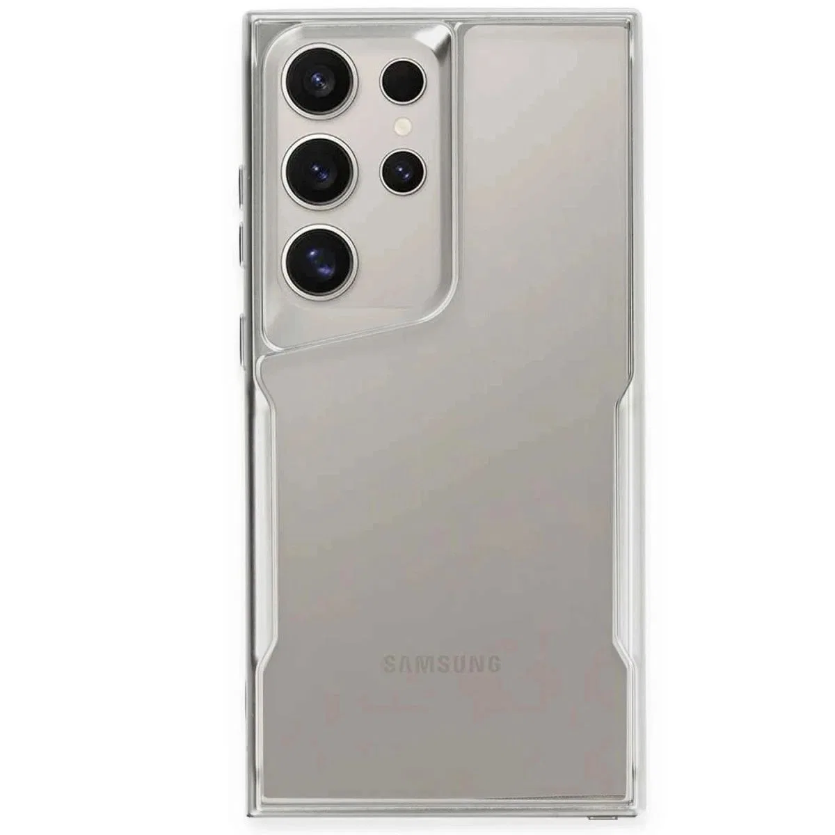 Samsung Galaxy S25 Ultra Kılıf Boyi Silikon Kapak - Gümüş