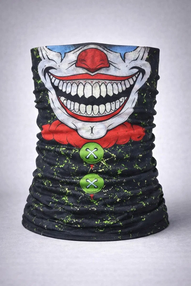 Joker Yüz Baskılı Baf Bandana - Çok Amaçlı Boyunluk Bandana 2 No görsel 2