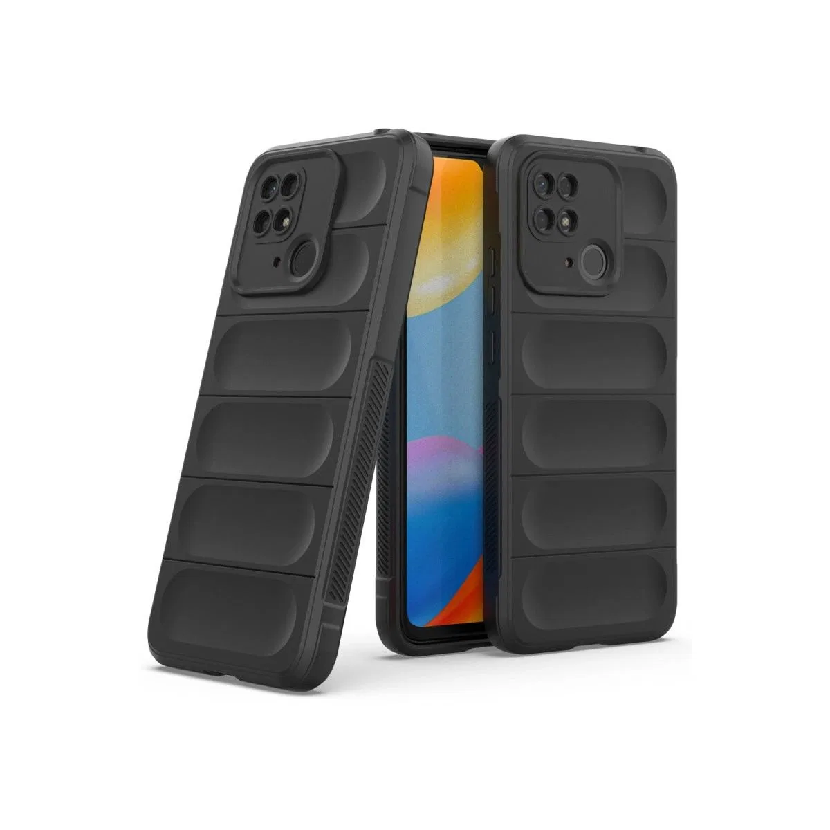 Xiaomi Redmi 10c Kılıf Optimum Silikon - Siyah görsel 2