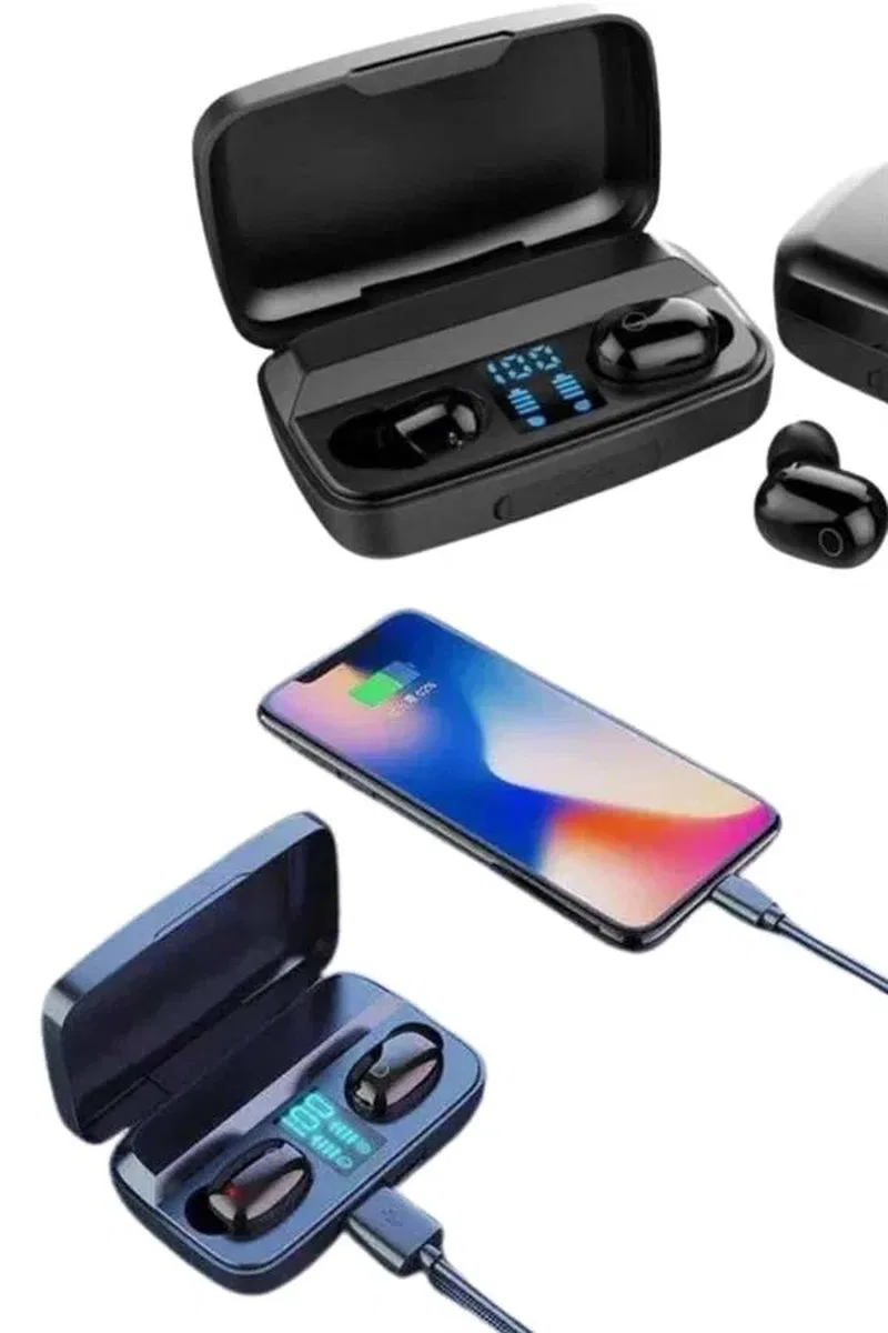 TWS Bluetooth Kulaklık 5. 0 Bluetooth Bağlantılı Dokunmatik Kontrol Özelliği görsel 4