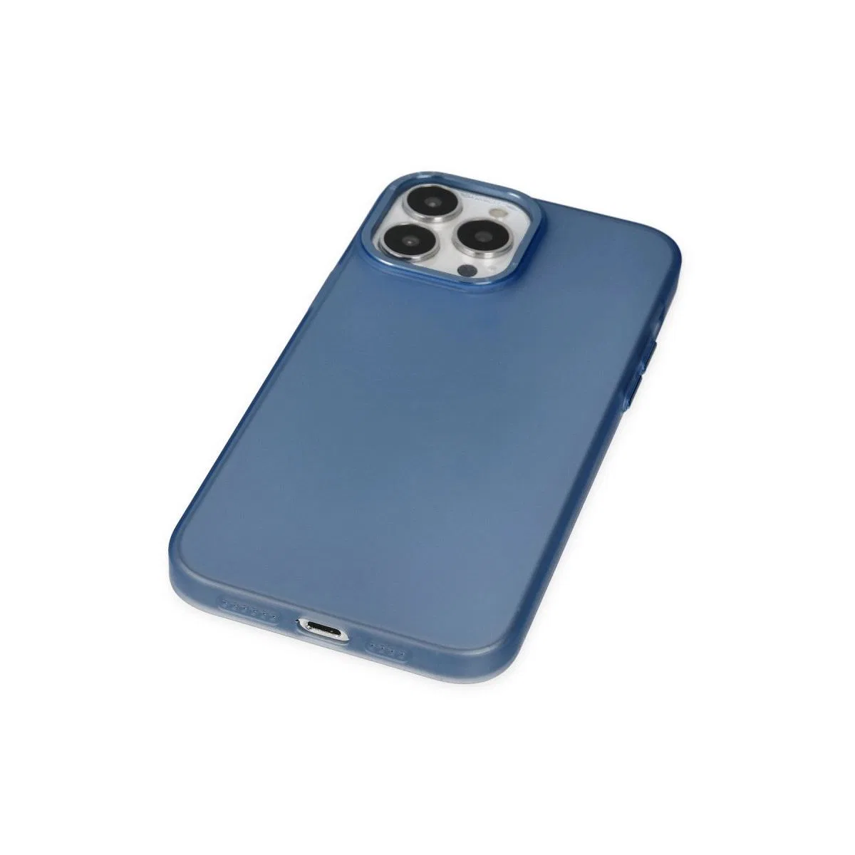 Apple İphone 13 Pro Max Kılıf Modos Metal Kapak - Lacivert görsel 3