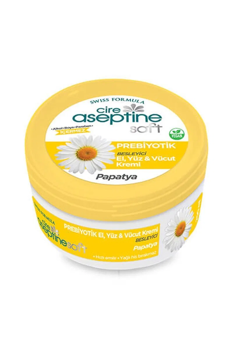 Cire Aseptine Soft Papatya Özlü Besleyici Prebiyotikli Krem 200 ml görsel 2