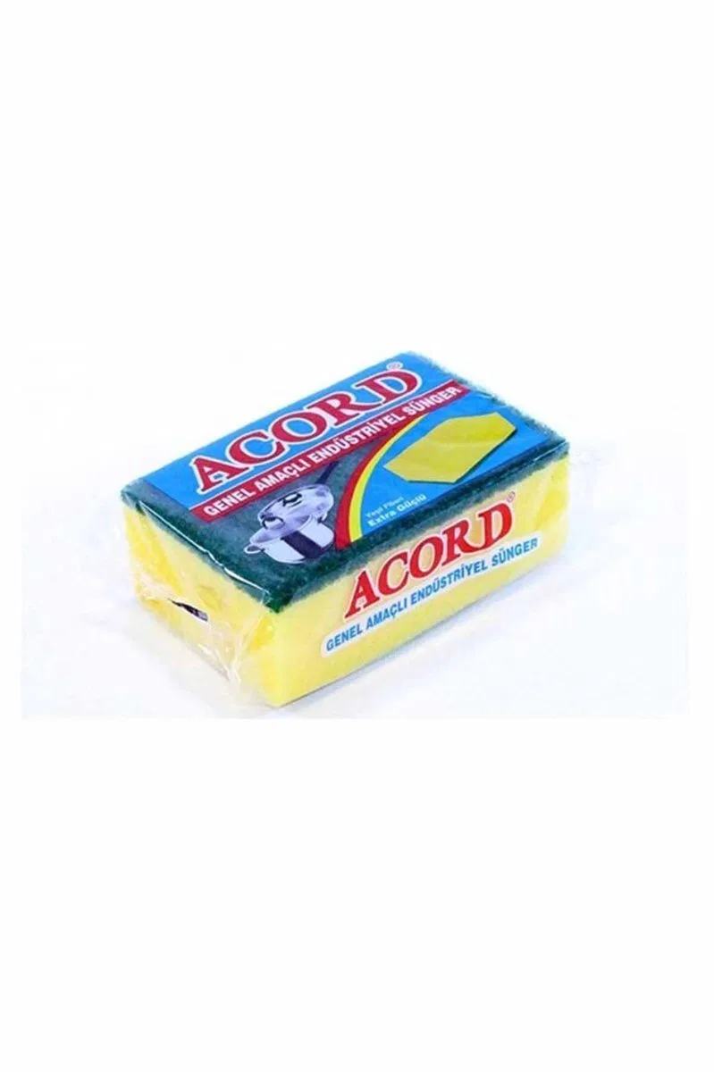 1 adet Jumbo Boy Endüstriyel Çok Amaçlı Bulaşık Süngeri 13x8x4 cm