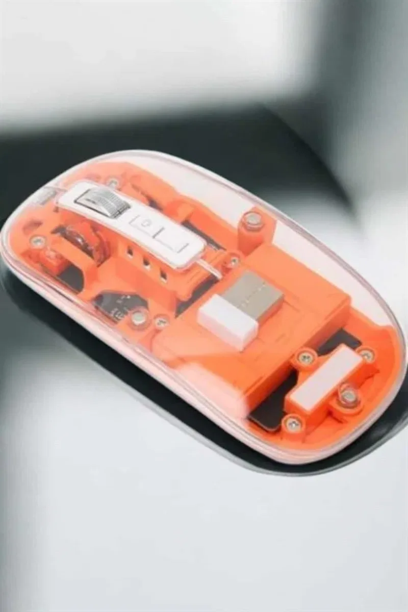 Kablosuz Mouse Fare 5. 0 Bluetooth Bağlantılı USB Girişli Yeni Nesil görsel 4