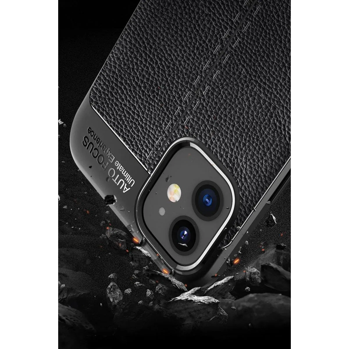 Apple İphone 12 Mini Kılıf Auto Focus Kapak - Kırmızı görsel 3
