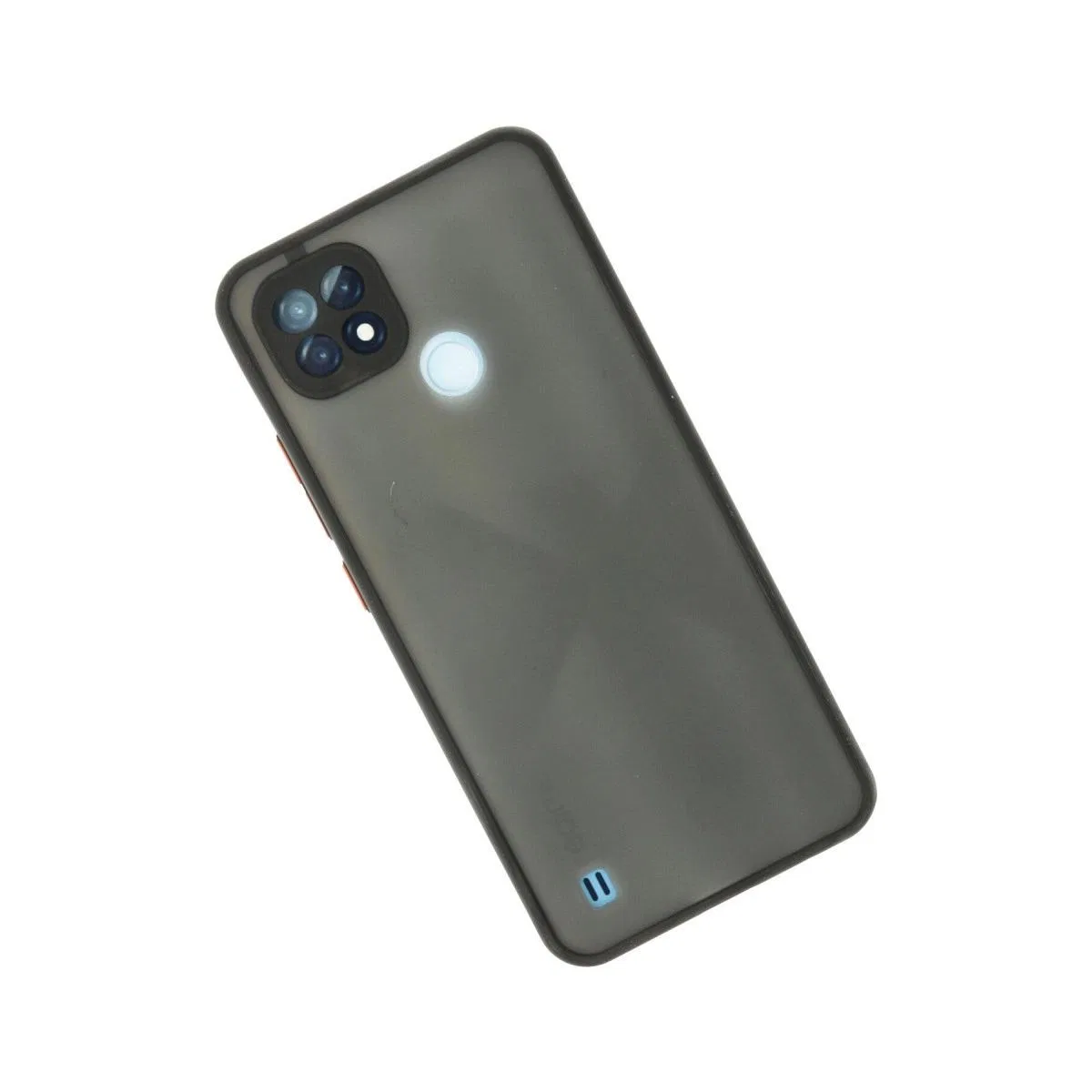 Realme C21 Kılıf Montreal Silikon Kapak - Siyah görsel 2