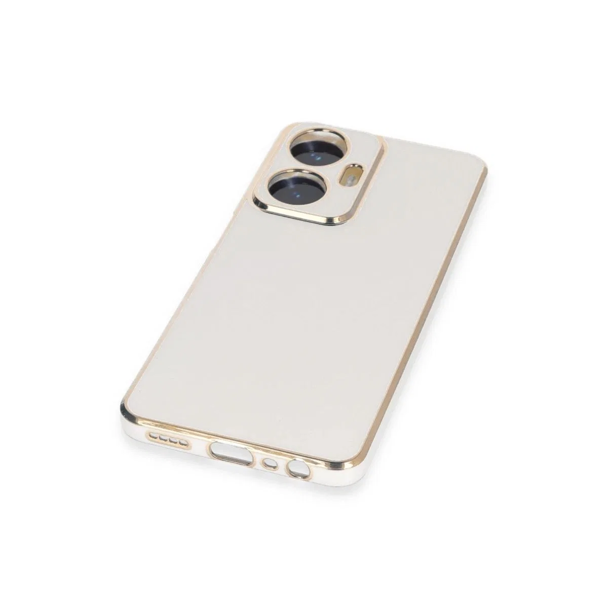 Realme C55 Kılıf Volet Silikon - Beyaz görsel 4