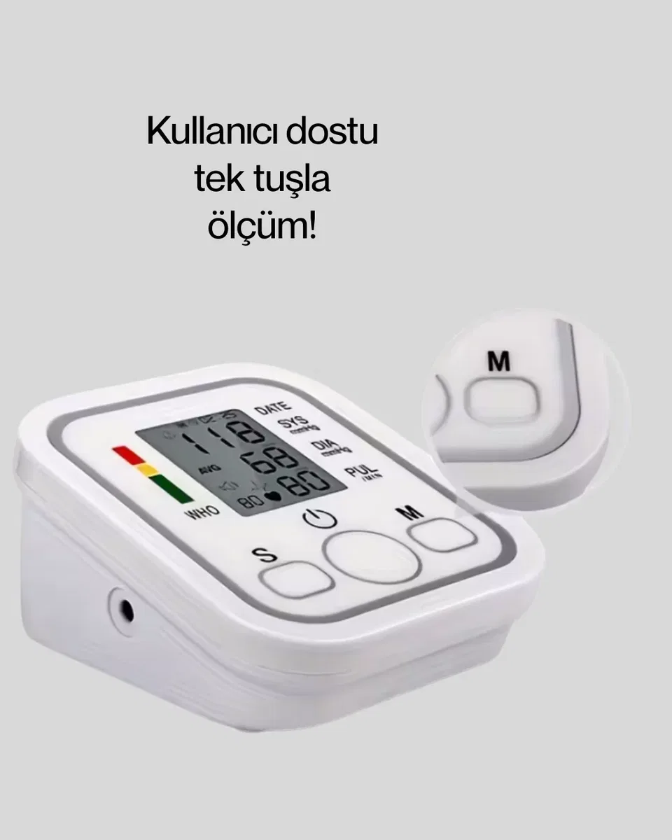 Ritmi Tespit Özellikli Dijital Tansiyon Aleti görsel 2
